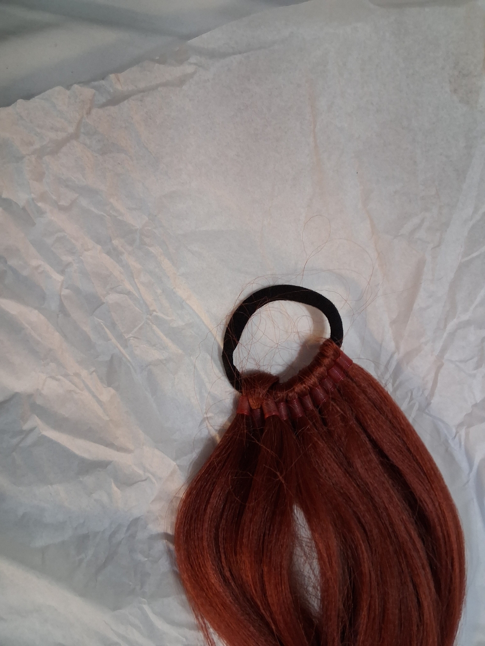 Red Clip-In Ponytail Extension - Women Hair